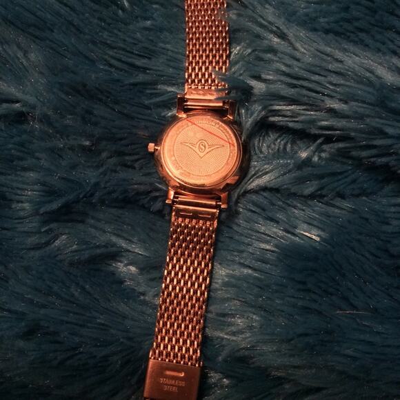 CLASSIC STUHRLING ROSE GOLD MESH WATCH - Picture 5 of 13